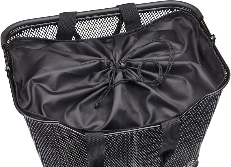 Afbeelding laden in galerijviewer, Racktime mandinzet lea basket insert lea black