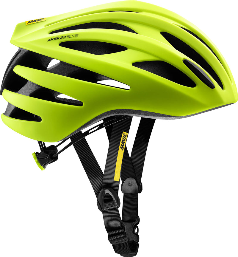 Load image into Gallery viewer, Mavic race helm aksium elite helmet aksium elite s saf.yel. black metal