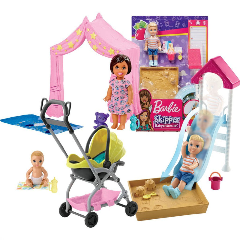 Load image into Gallery viewer, Barbie Skipper Babysitter Speelset