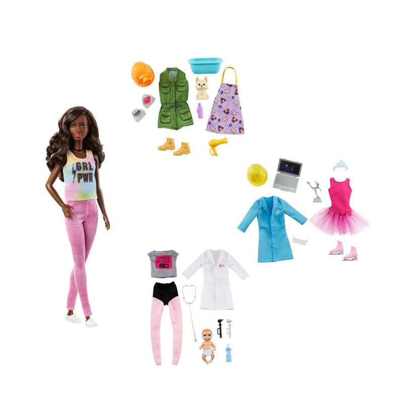 Load image into Gallery viewer, Barbie carrierepop you can be anything + accessoires