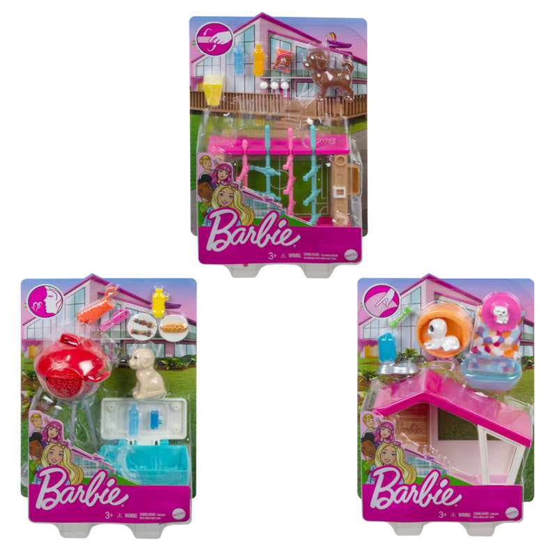 Load image into Gallery viewer, Barbie mini huisdieren speelset assorti