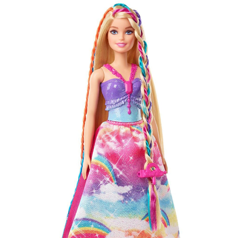 Load image into Gallery viewer, Barbie dreamtopia haarverzorgingspop + accessoires
