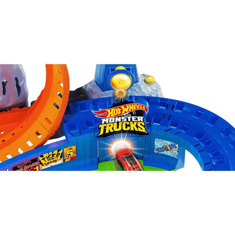 Load image into Gallery viewer, Mattel Monster Trucks T-Rex Volcano Arena
