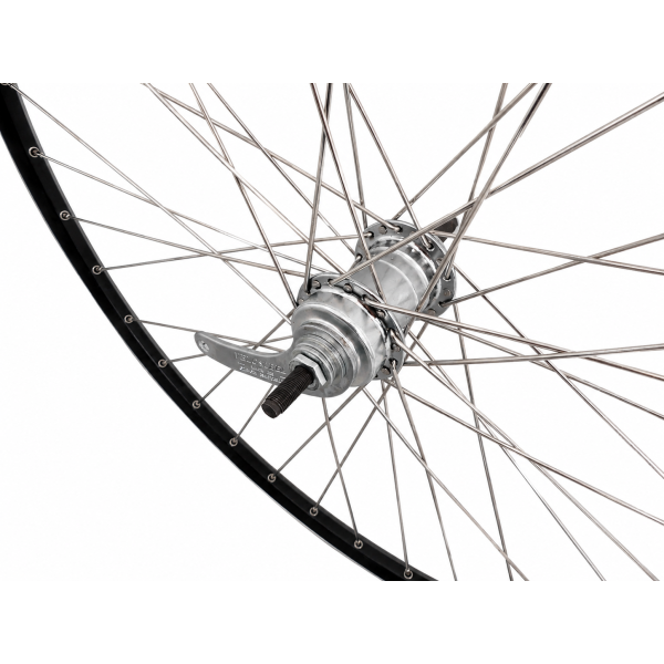 Load image into Gallery viewer, Achterwiel 28 1 4inch - favorit remnaaf - zac2000 velg (zwart zilver)
