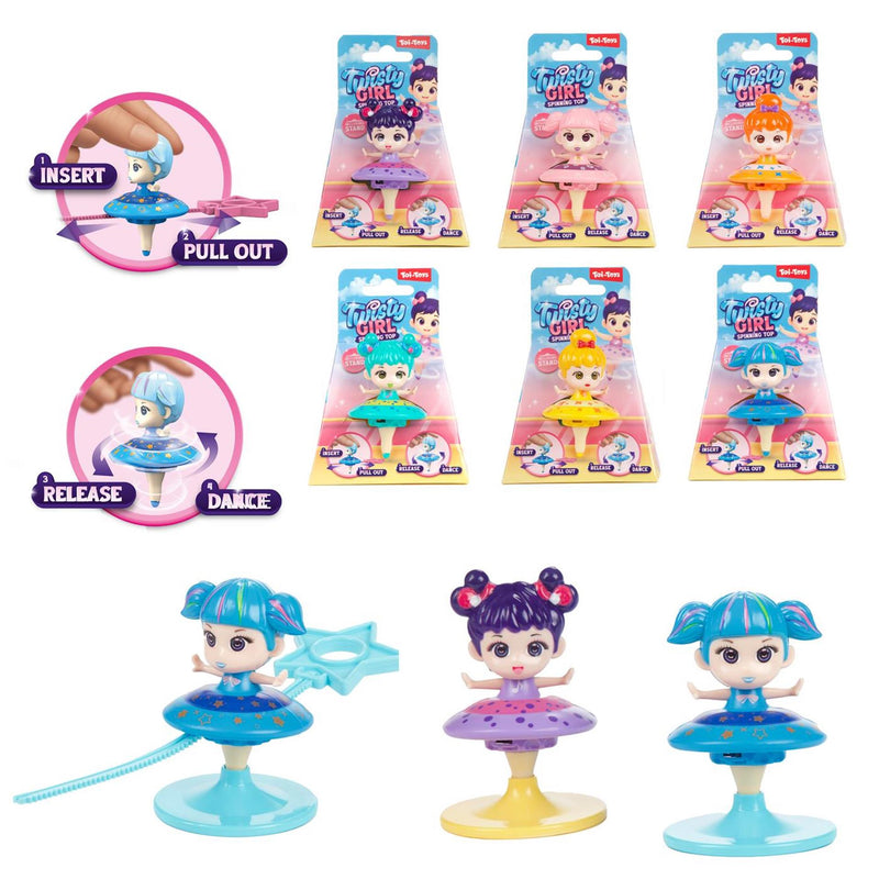 Afbeelding laden in galerijviewer, Toi-toys tol ballerina 7,5cm