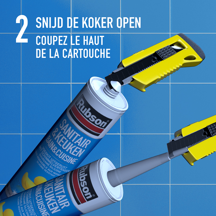 Load image into Gallery viewer, Rubson 1065996 - easy sealing sanitair keuken 280ml | 12 stuks