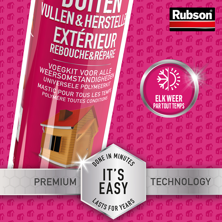 Load image into Gallery viewer, Rubson 1065997 - easy sealing buiten 280ml | 12 stuks