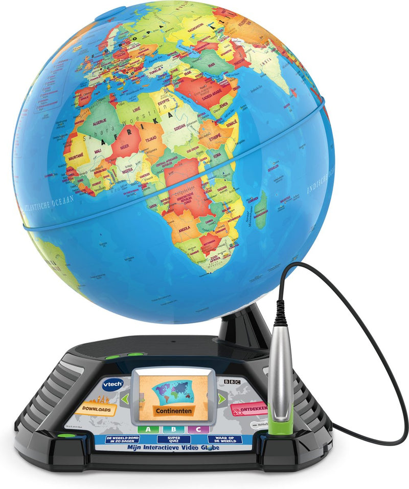 Load image into Gallery viewer, Vtech mijn interactieve video globe - wereldbol kinderen - educatief speelgoed - cadeau - kinderspeelgoed 7 jaar tot 12 jaar