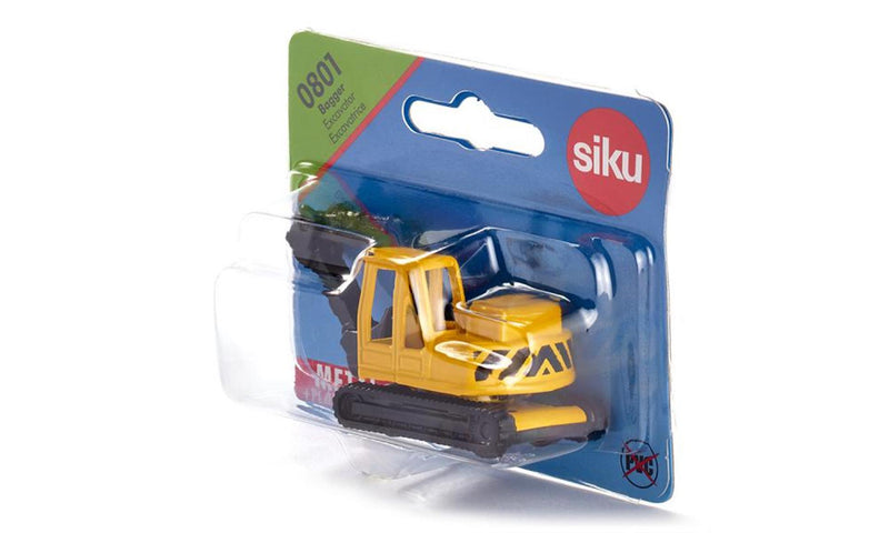 Load image into Gallery viewer, Siku 0801 graafmachine 6,8 cm geel zwart