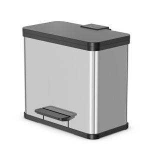 Load image into Gallery viewer, Hailo öko trio plus prullenbak - 3 x 9l - rvs