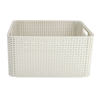 Load image into Gallery viewer, Curver style opbergmand maat l 30 l wit