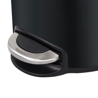 Load image into Gallery viewer, Eko - artistic pedaalemmer 5 liter - stainless steel plastic - mat zwart - prullenbak