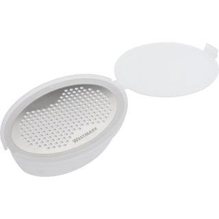 Load image into Gallery viewer, Westmark nootmuskaatrasp met bakje wit | 3 stuks