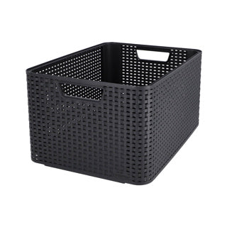 Load image into Gallery viewer, Curver style opbergmand maat l 30 l antraciet