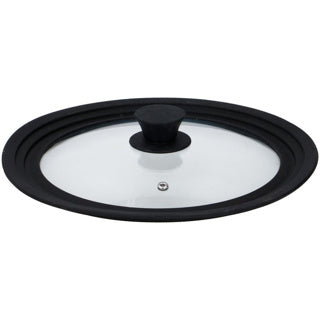 Load image into Gallery viewer, Alpina glazen deksel met siliconen rand 24 26 28 cm