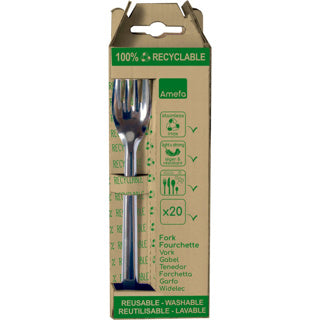 Load image into Gallery viewer, Amefa leaves wegwerp tafelvorken 20 stuks | 6 stuks