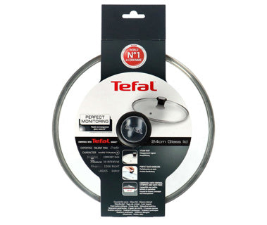 Load image into Gallery viewer, Tefal glazen deksel - ø 24 cm - met stoomgaatje - hittebestendig - geschikt voor koekenpannen