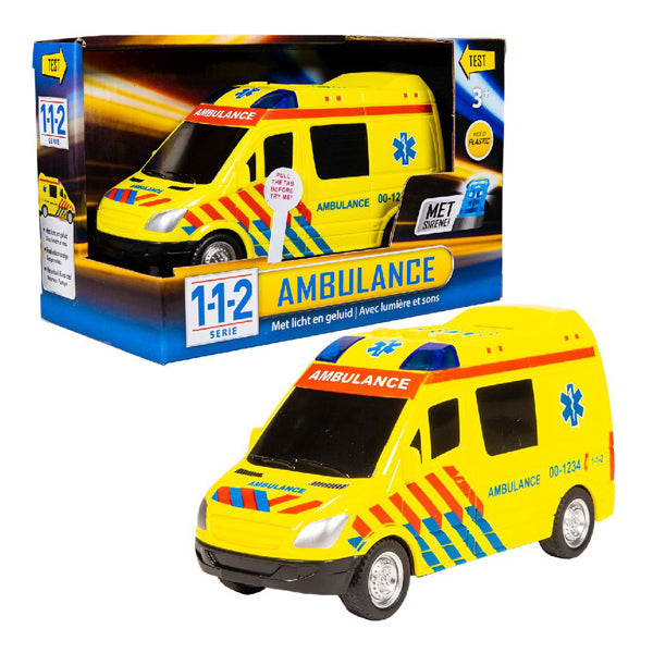 Load image into Gallery viewer, 112 rescue racers ambulance met licht en geluid