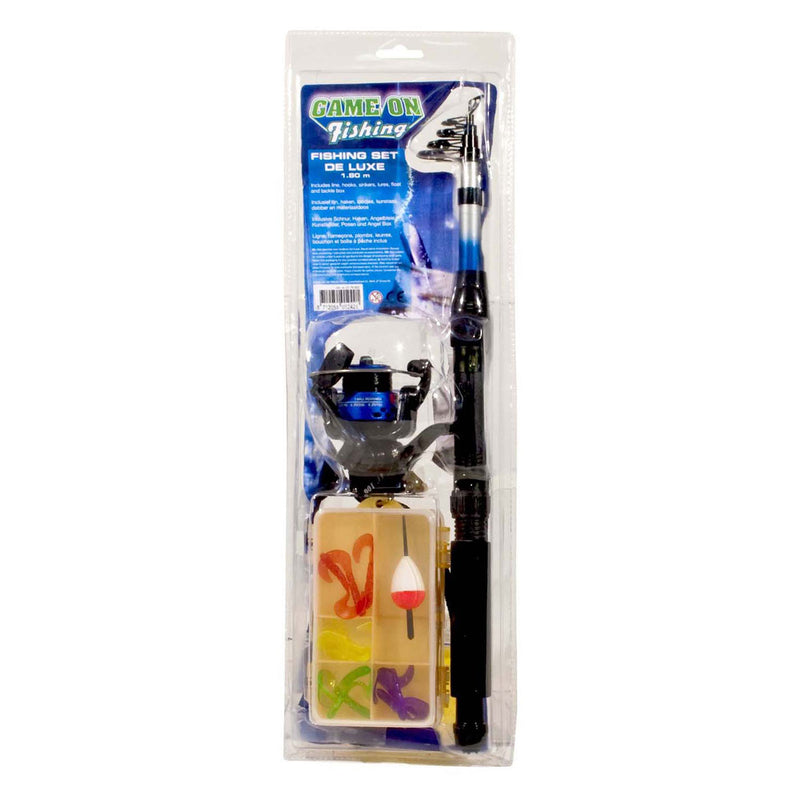 Afbeelding laden in galerijviewer, Game on fishing tele werphengel met accessoires, 2,10m
