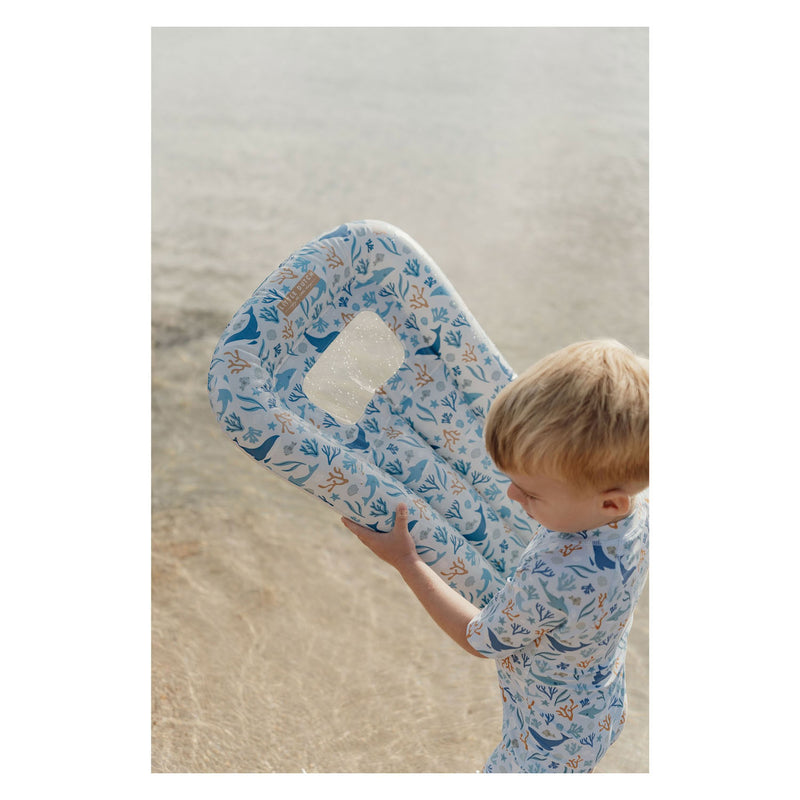 Load image into Gallery viewer, Little dutch ocean dreams luchtbed blauw