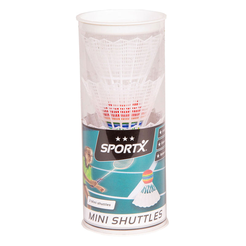 Load image into Gallery viewer, Sportx mini badminton shuttles in koker, 3st.