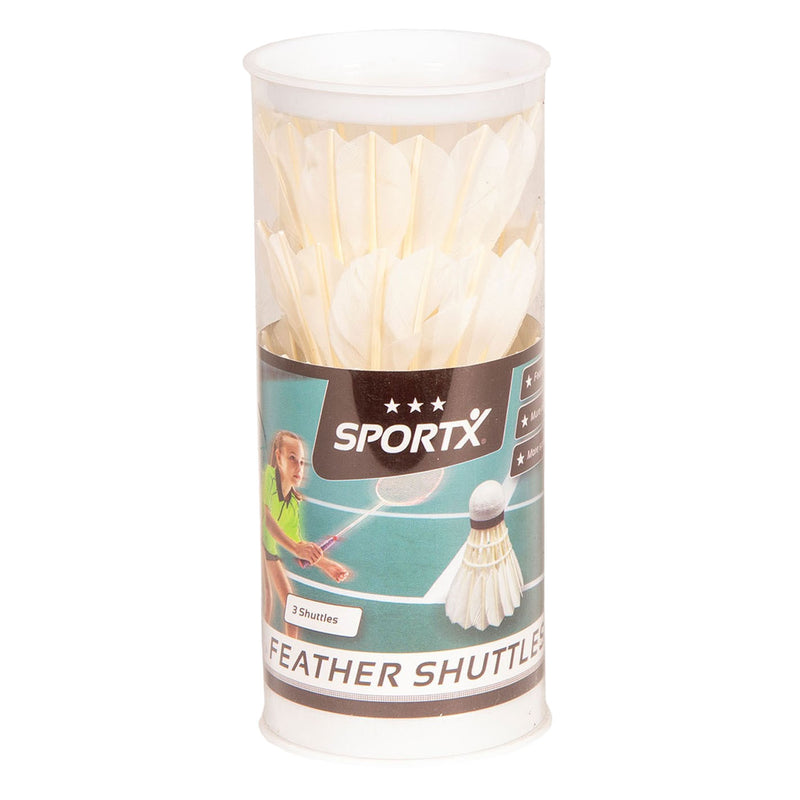 Load image into Gallery viewer, Sportx shuttle veren wit in koker, 3st.
