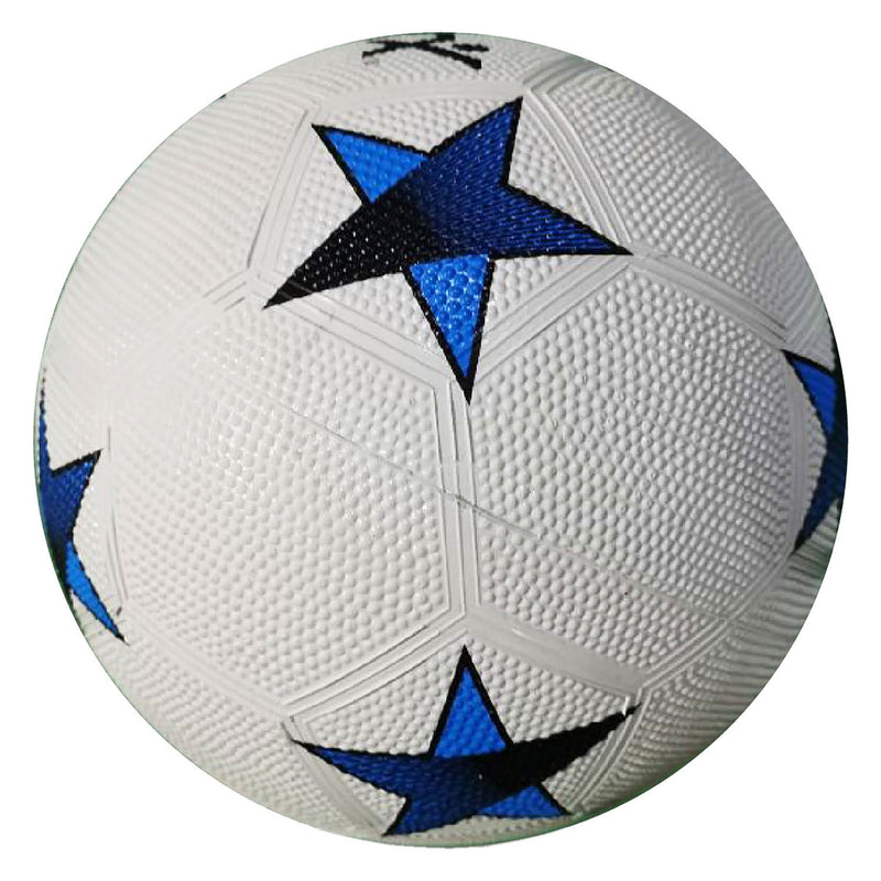 Load image into Gallery viewer, Sportx voetbal rubber blue star 360-380gr