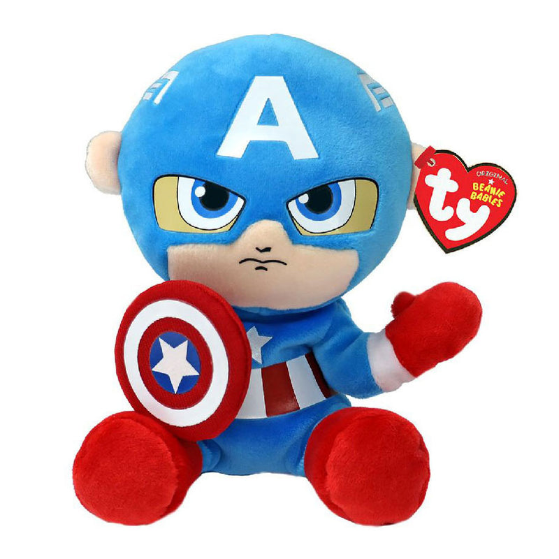 Load image into Gallery viewer, Ty beanie babies marvel captain america soft, 15cm