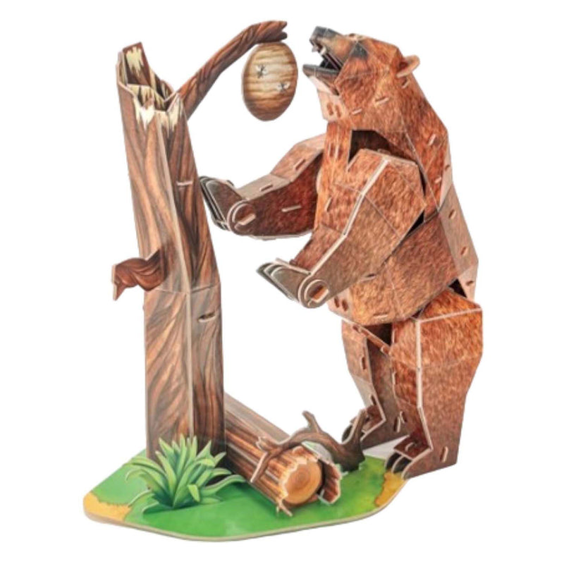Load image into Gallery viewer, Cubic fun 3d puzzel national geographic bruine beer