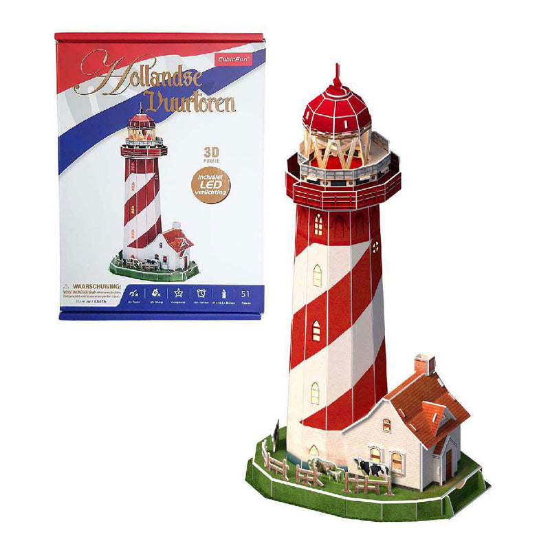 Load image into Gallery viewer, Cubic fun 3d puzzel vuurtoren led, 51st.