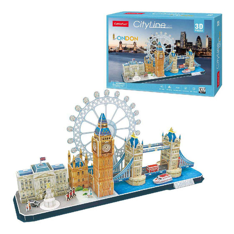 Load image into Gallery viewer, Cubic fun 3d puzzel city line londen