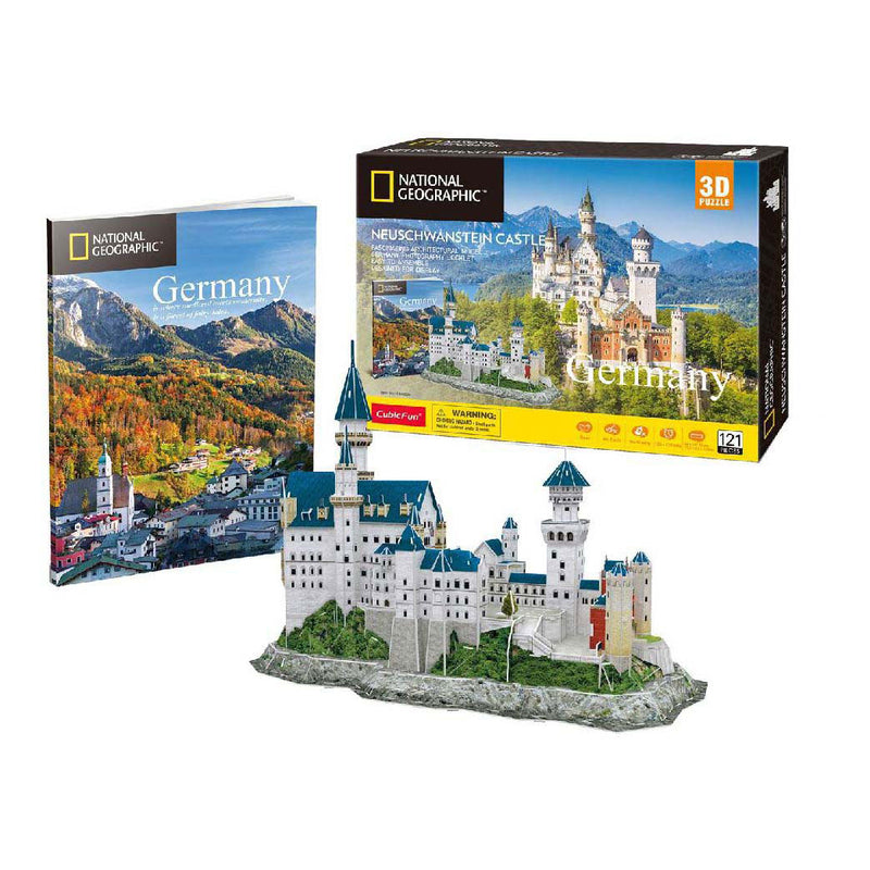 Load image into Gallery viewer, Cubic fun 3d puzzel national geographic neuschwanstein kasteel