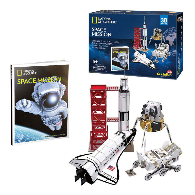 Load image into Gallery viewer, Cubic fun 3d puzzel national geographic ruimtemissie