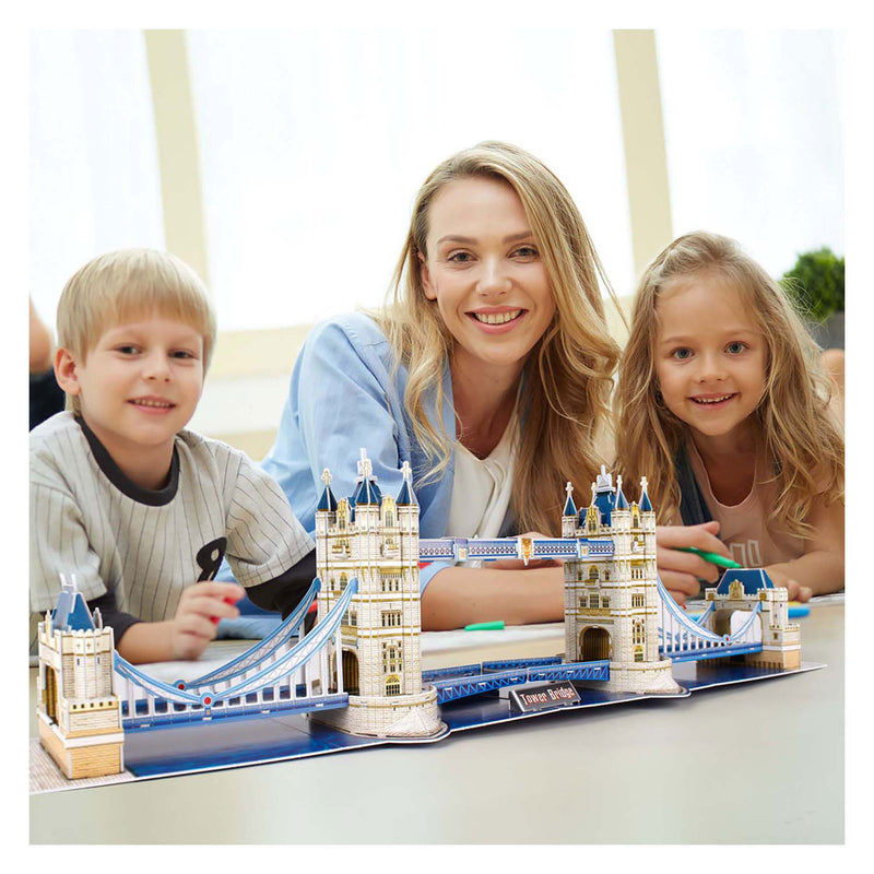 Load image into Gallery viewer, Cubic fun 3d puzzel tower bridge - educatief en leerzaam - 66 stukjes