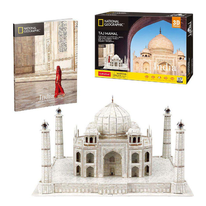 Load image into Gallery viewer, Cubic fun national geographic - 3d-puzzel - taj mahal