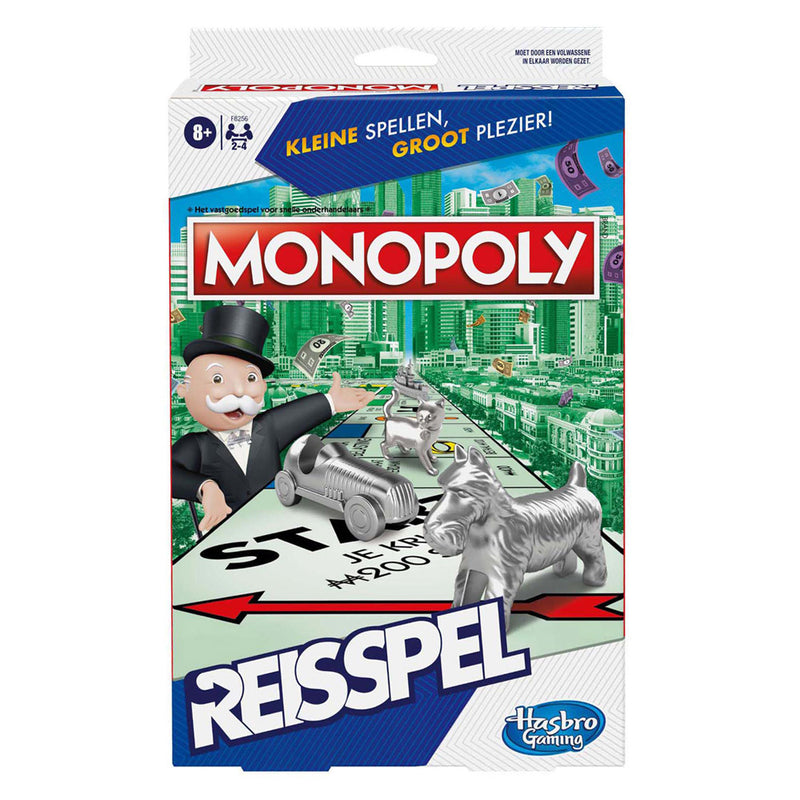 Load image into Gallery viewer, Hasbro gaming monopoly reisspel 2-4 spelers