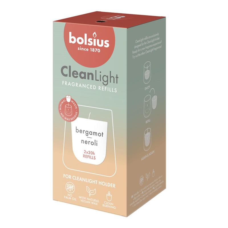 Load image into Gallery viewer, Bolsius refill clean light bergamot