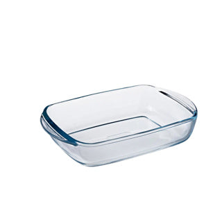 Load image into Gallery viewer, Pyrex - cook store schaal rechthoek met deksel 1,6 liter - glas - transparant