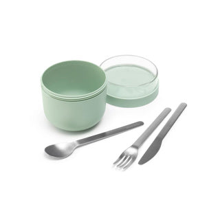 Load image into Gallery viewer, Brabantia yoghurtbeker make take 0,5l jade green | 2 stuks