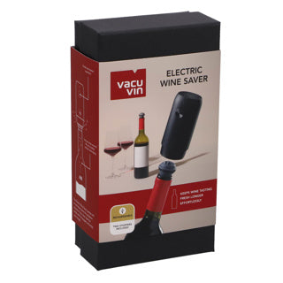 Load image into Gallery viewer, Vacuvin vacu vin elektrische wine saver – vacuümpomp voor wijn – inclusief 2 wijnstoppers – oplaadbaar via usb-c