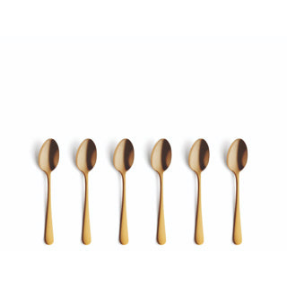 Afbeelding laden in galerijviewer, Amefa austin theelepels goud 6 stuks