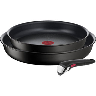 Load image into Gallery viewer, Tefal koekenpan set 3-delig ( 24 28cm + handgreep)