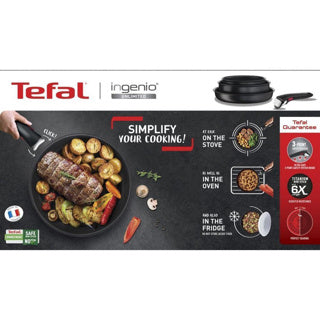 Load image into Gallery viewer, Tefal koekenpan set 3-delig ( 24 28cm + handgreep)