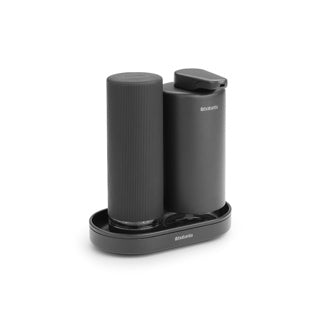 Load image into Gallery viewer, Brabantia sinkstyle zeepdispenser set - mineral infinite grey