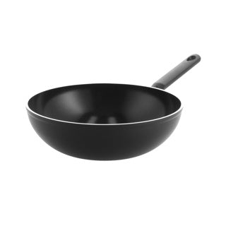 Load image into Gallery viewer, Bk easy induction wokpan 30cm - 4.2l - pfas-vrije antikleeflaag - wokpan inductie - keramische wokpan - ovenbestendig tot 160°c - koudgrepen - zonder deksel - zwart