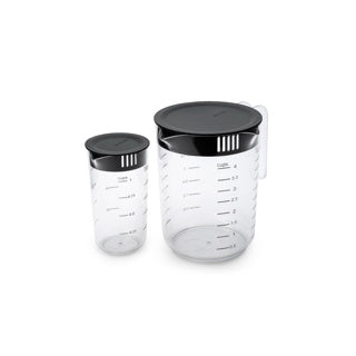 Load image into Gallery viewer, Brabantia tasty+ maatbeker set 2-delig - dark grey