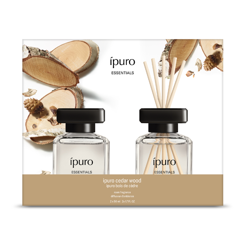 Load image into Gallery viewer, Ipuro geurdiffuser cedar wood 2 x 50 ml
