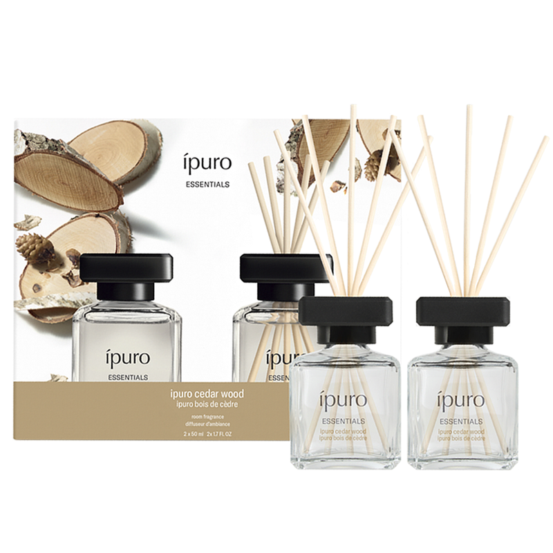 Load image into Gallery viewer, Ipuro geurdiffuser cedar wood 2 x 50 ml