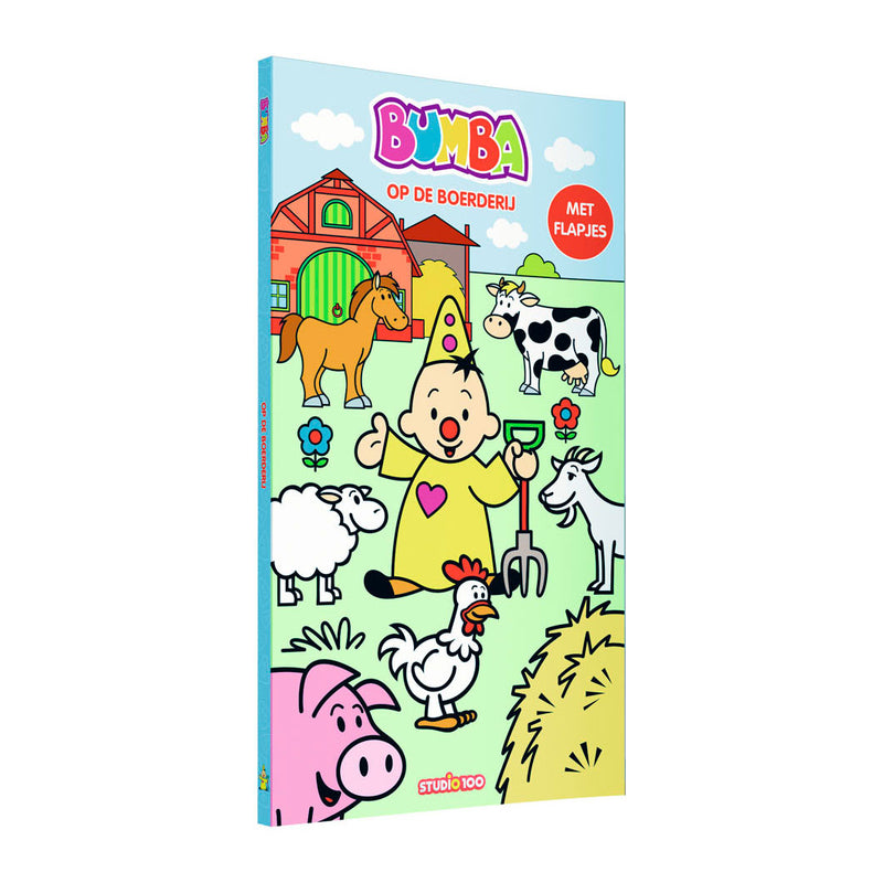 Load image into Gallery viewer, Bumba Kartonboek met Flapjes - Op de Boerderij