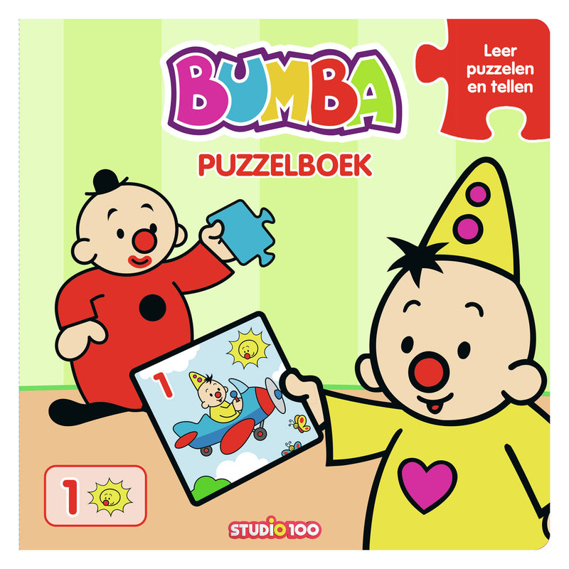 Load image into Gallery viewer, Studio 100 bumba puzzelboek - puzzelen en tellen